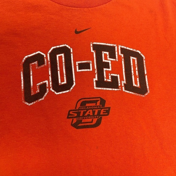 Vintage 90s Nike Oklahoma State University women’s T-shirt size small - Picture 2 of 3